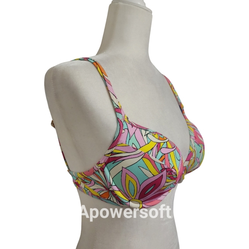 Kate Spade Colorful Floral 2 Piece Bikini - Picture 3 of 10